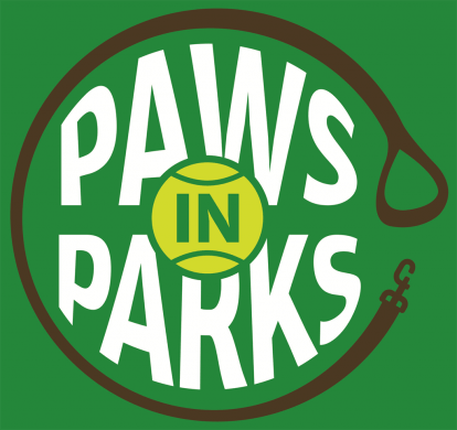Logo for Paws in Parks Off Leash Program