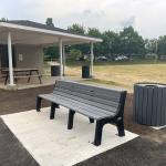 Westbrook Park Pavilion, Washrooms (seasonal) and Bench